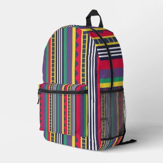 Eighties Colorful Stripes Pattern Eighties 