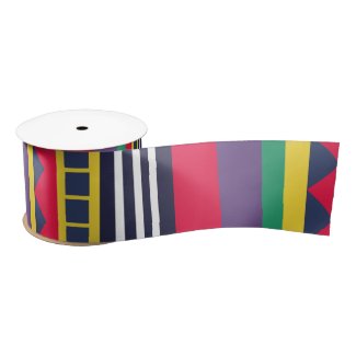 Eighties Colorful Stripes Pattern Eighties