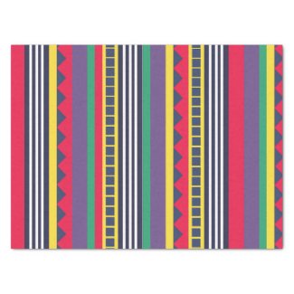 Eighties Colorful Stripes Pattern Eighties
