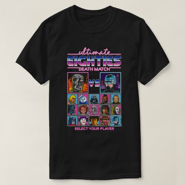 Eighties Death Match T-SHIRT Retro Gaming Zazzle