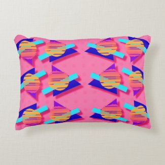 Eighties Memphis Neon Triangle Patterns