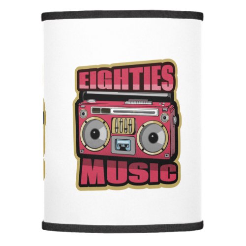 Eighties Music Stereo Lamp Shade