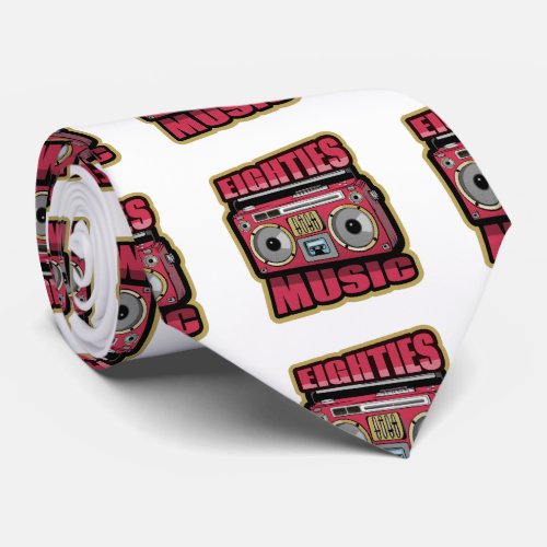 Eighties Music Stereo Neck Tie