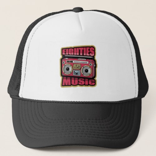 Eighties Music Stereo Trucker Hat