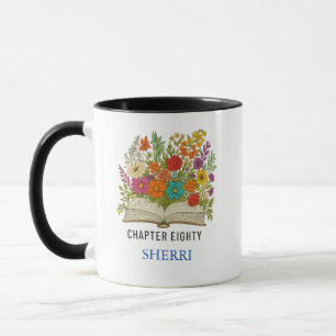 Eightieth Birthday Personalized Name and Message Mug