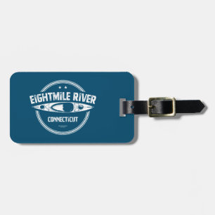 Eightmile River Connecticut Kayaking Luggage Tag