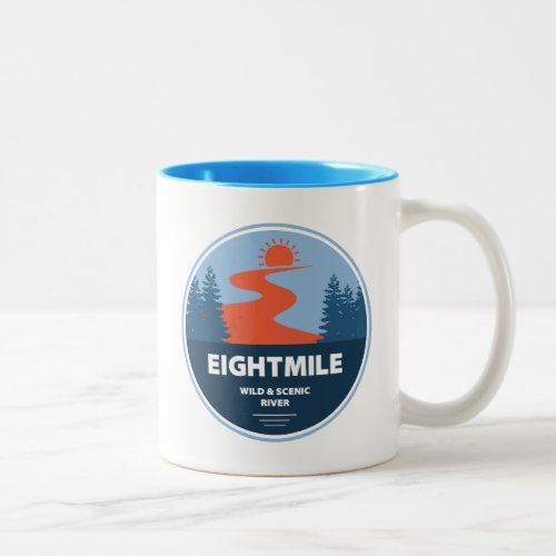 Eightmile Wild and Scenic River Connecticut Two_Tone Coffee Mug