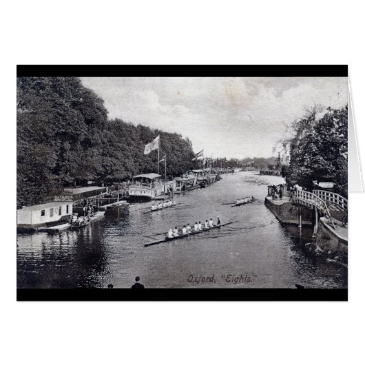 Eights Crew Rowing, Oxford England Vintage (Front Horizontal)