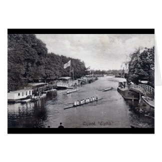 Eights Crew Rowing, Oxford England Vintage Cards