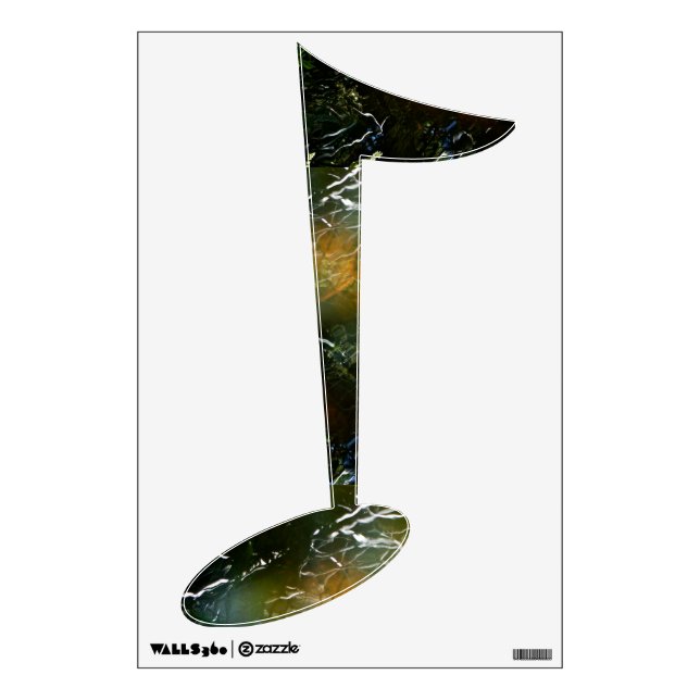 EIGHTS NOTE MUSICAL DECAL (Front)