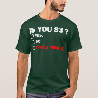 eightythree 83 Years Old Birthday 83th T-Shirt