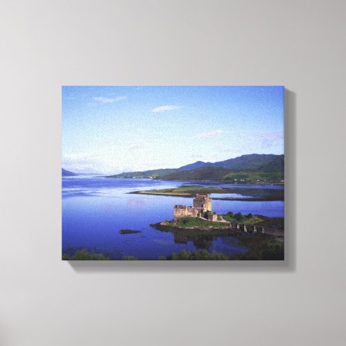 Eilean Donan Castle Dornie Highlands Canvas Print