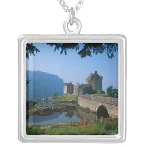 Eilean Donan Castle Highlands Scotland 2 Silver Plated Necklace