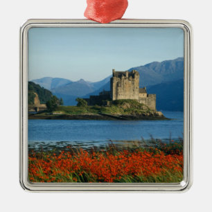 Eilean Donan Castle, Highlands, Scotland 3 Metal Ornament
