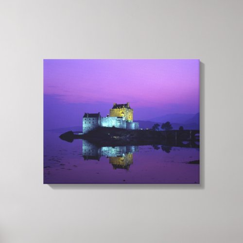 Eilean Donan Castle Highlands Scotland Canvas Print