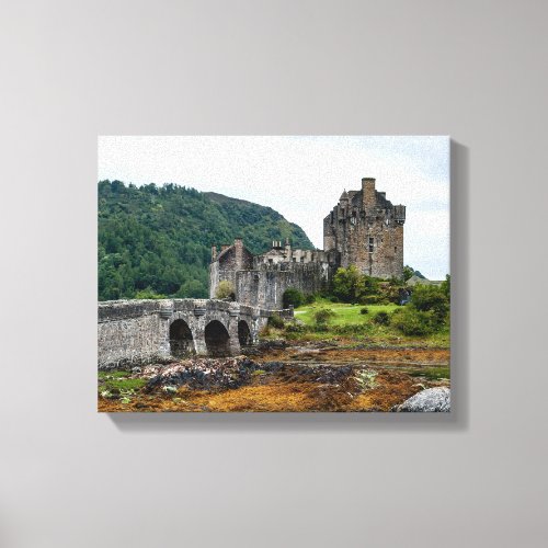 Eilean Donan Castle Loch Duich _ Scotland UK Canvas Print