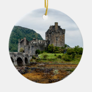 Eilean Donan Castle, Loch Duich - Scotland, UK Ceramic Ornament