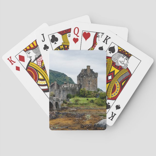 Eilean Donan Castle, Loch Duich - Scotland, UK Poker Cards (Back)