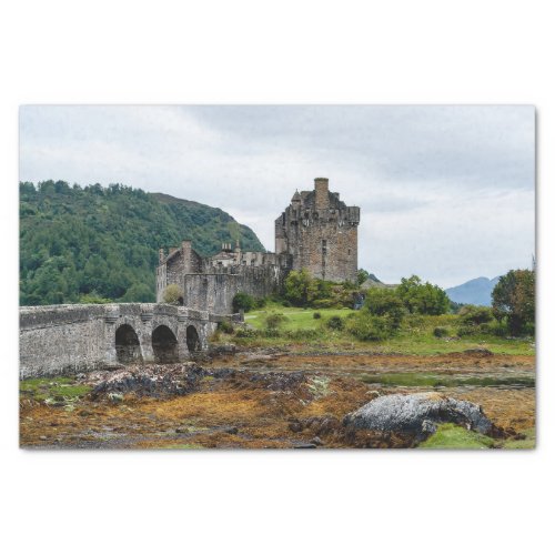 Eilean Donan Castle Loch Duich _ Scotland UK Tissue Paper