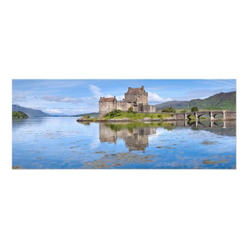 Eilean Donan Castle Panorama Scotland Photo Print