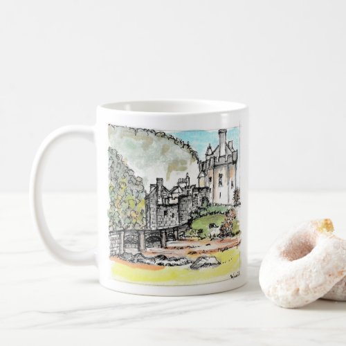 Eilean Donan Castle Print Of Original Painting Coffee Mug