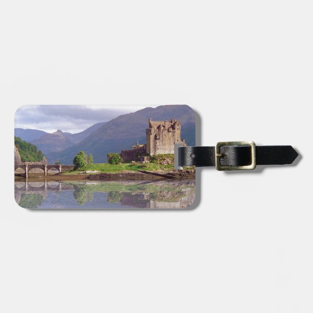 Eilean Donan castle reflection Luggage Tag (Front Horizontal)