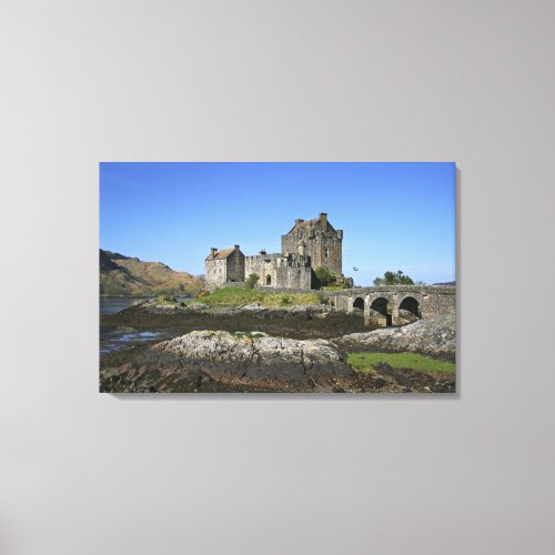 Eilean Donan Castle Scotland The famous Eilean 2 Canvas Print