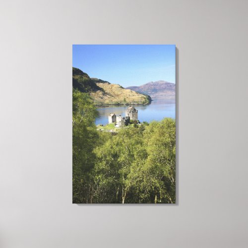 Eilean Donan Castle Scotland The famous Eilean Canvas Print
