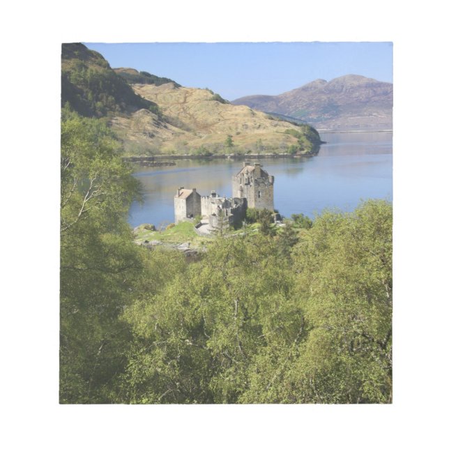 Eilean Donan Castle, Scotland. The famous Eilean Notepad (Front)