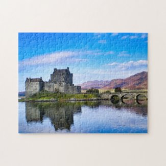Eilean Donan Castle scottish iconic attractions Jigsaw Puzzle