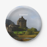 Eileen Donan Castle in Early Autumn Paper Plates