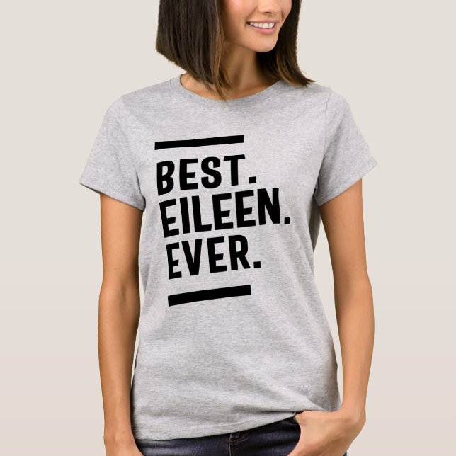 Eileen Personalized Name Birthday Gift T-Shirt (Front)