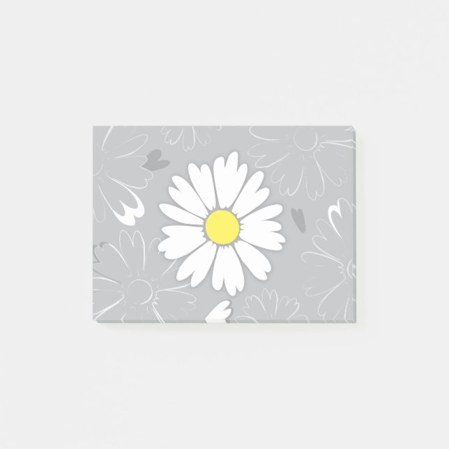 Eilin's Daisy Flower Post-it Notes (Front)