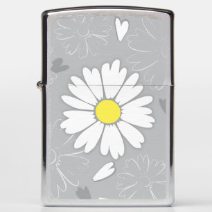 Eilin's Daisy Flower Zippo Lighter