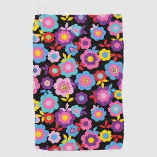 Eilin's Spring Flowers Golf Towel