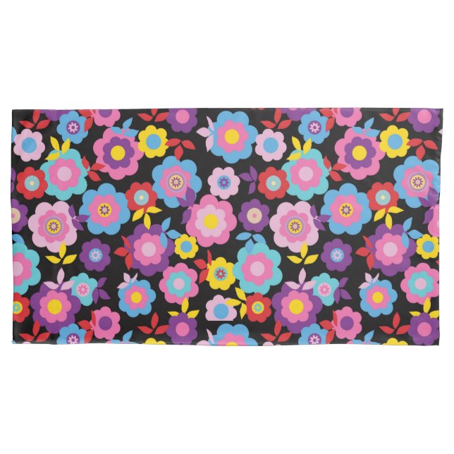Eilin's Spring Flowers Pillow Case (Front)
