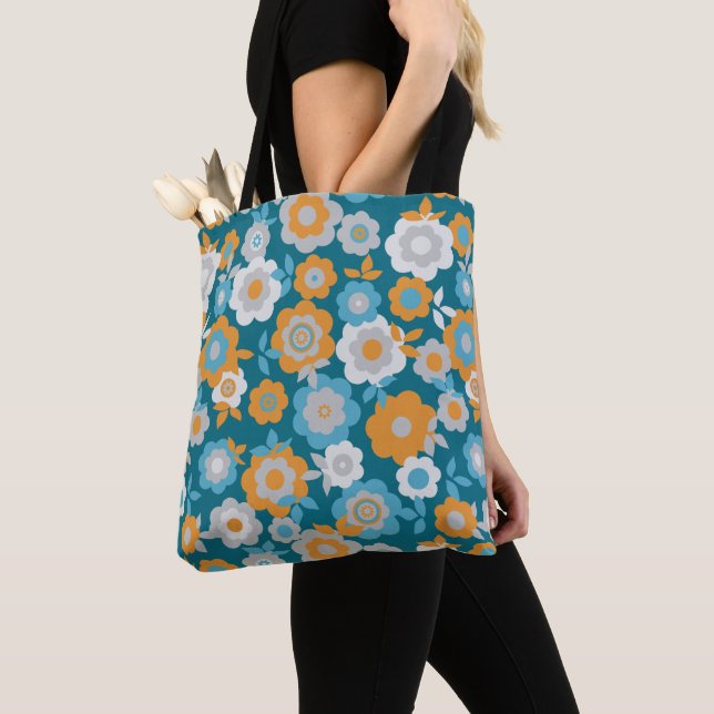 Eilin's Spring Flowers Tote Bag (Close Up)