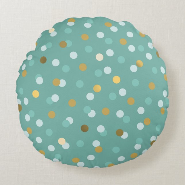 Eilin's Trendy Pattern 3 Round Pillow (Front)