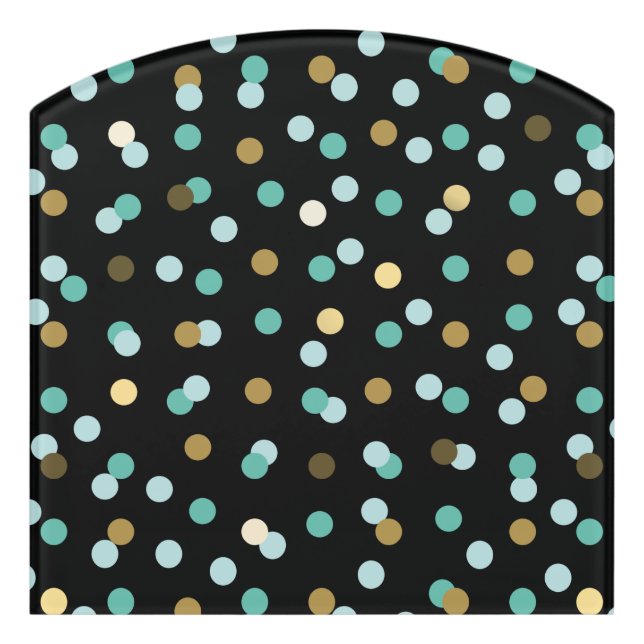 Eilin's Trendy Pattern Door Sign (Contour Front)