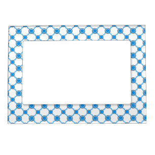Ein blau weisses Herz Magnetic Frame