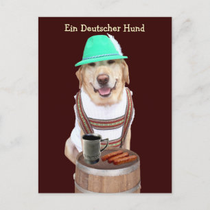 Ein Deutscher Hund Postcard