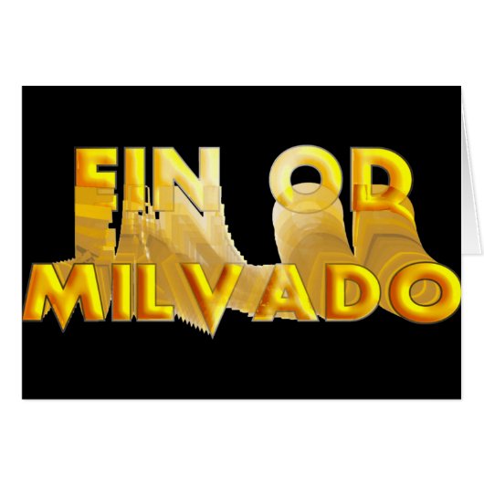 Ein Od Milvado Cards (Front Horizontal)