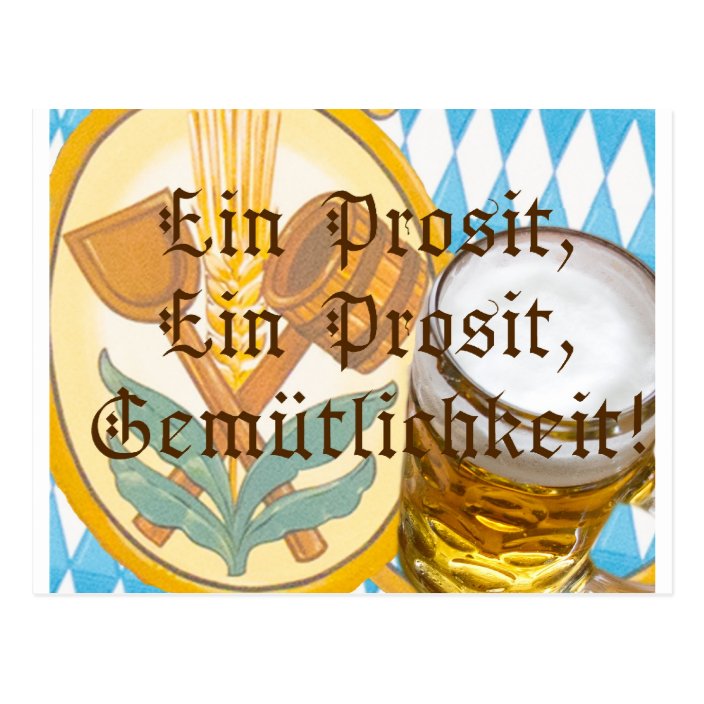 Ein Prosit Postcard | Zazzle.com