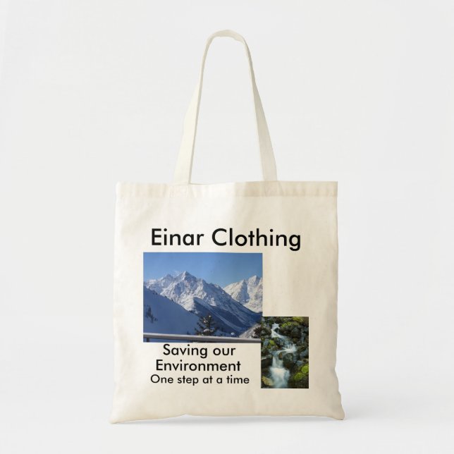 Einar Clothing reuseable shopping bag (Front)