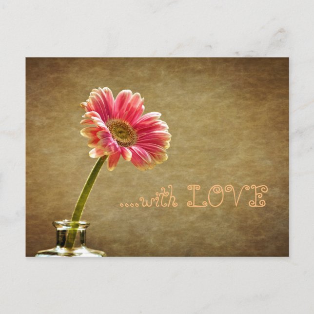 Eine Blume  für Dich ... Postcard (Front)