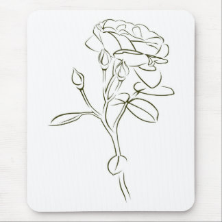 Eine Rose für die Liebste.... Mouse Pad