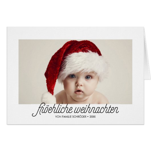 Einfach Feiertags-Gruß Cards (Front Horizontal)