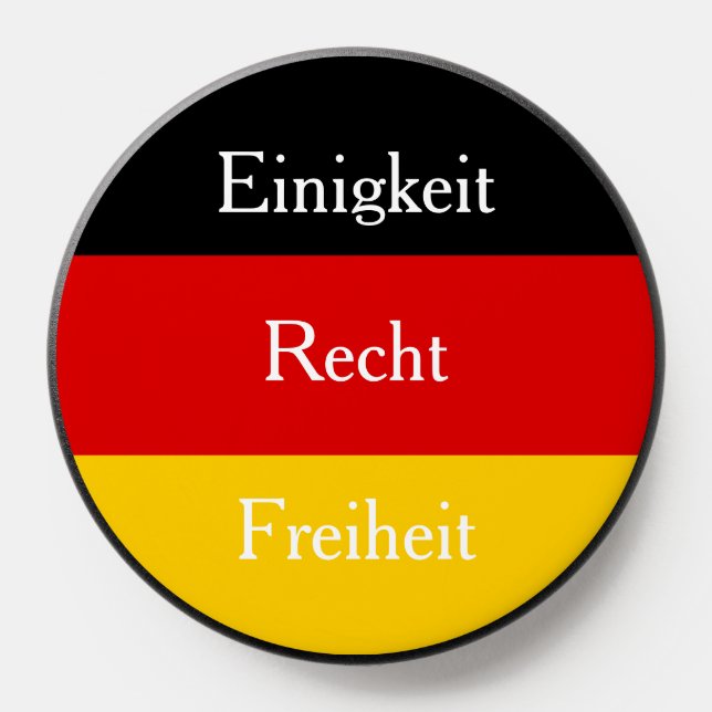 "Einigkeit, Recht, Freiheit" German Flag Custom PopSocket (Popsocket)