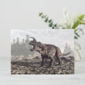 Einiosaurus dinosaur - 3D render (Standing Front)