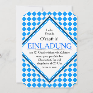 Einladung zum Oktoberfest Invitation